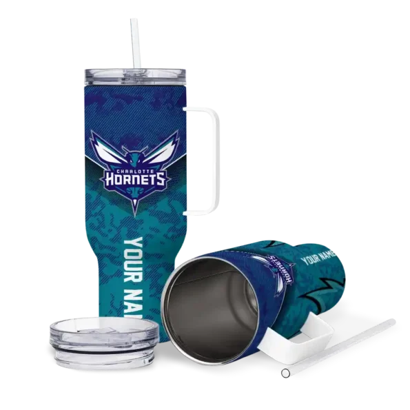 customized charlotte hornets chevron stripe teal curved tumbler high quality 1.webp