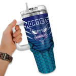 customized charlotte hornets hex texture teal curved tumbler best selling 1.webp