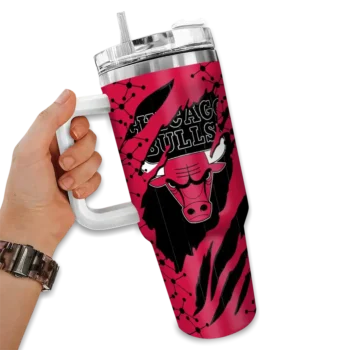 customized chicago bulls claw cut red black curved tumbler fashion forward 1.webp