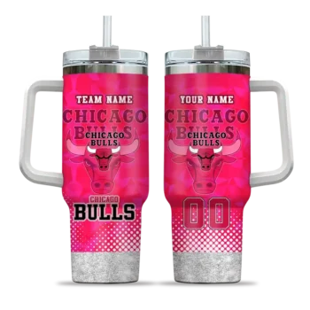 customized chicago bulls geometric prism red curved tumbler best selling 1.webp