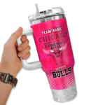 customized chicago bulls geometric prism red curved tumbler best selling 1.webp