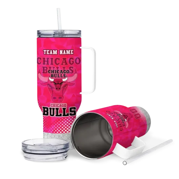 customized chicago bulls geometric prism red curved tumbler high quality 1.webp