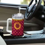 customized cleveland cavaliers bullseye drips wine curved tumbler best selling 1.webp