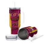 customized cleveland cavaliers hexagon armor wine curved tumbler best selling 1.webp