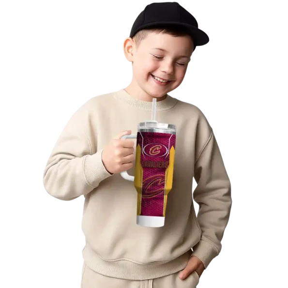 customized cleveland cavaliers hexagon armor wine curved tumbler latest model 1.webp