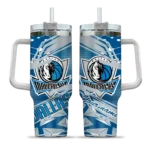 customized dallas mavericks abstract paths blue curved tumbler best selling 1.webp
