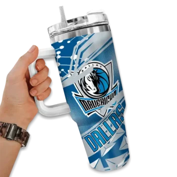customized dallas mavericks abstract paths blue curved tumbler fashion forward 1.webp