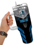 customized dallas mavericks arrow armor blue black curved tumbler best selling 1.webp
