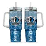 customized dallas mavericks chevron stripe blue curved tumbler best selling 1.webp