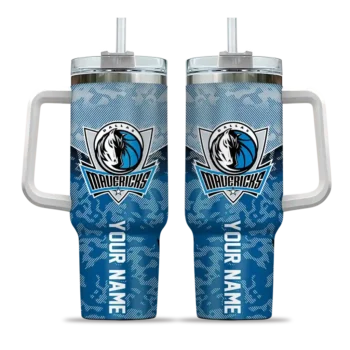 customized dallas mavericks chevron stripe blue curved tumbler best selling 1.webp
