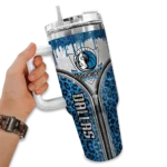 customized dallas mavericks leopard zipper blue curved tumbler best selling 1.webp