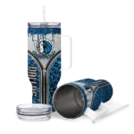 customized dallas mavericks leopard zipper blue curved tumbler best selling 1.webp