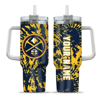 customized denver nuggets burst swirl blue curved tumbler best selling 1.webp