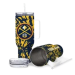 customized denver nuggets burst swirl blue curved tumbler best selling 1.webp