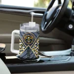 customized denver nuggets chevron angle blue curved tumbler best selling 1.webp