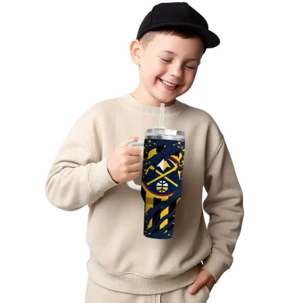 customized denver nuggets claw cut blue black curved tumbler latest model 1.webp