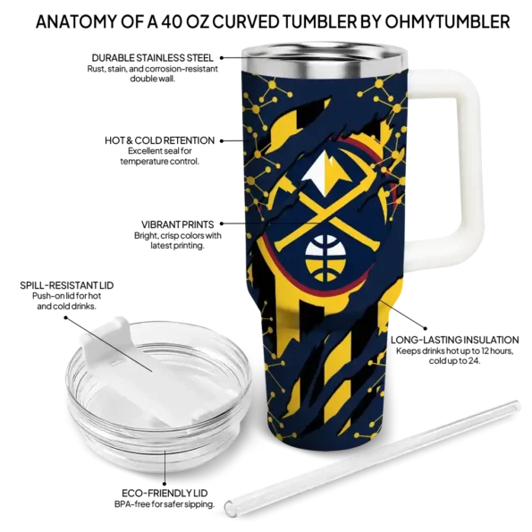 customized denver nuggets claw cut blue black curved tumbler new arrival 1.webp