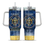 customized denver nuggets geometric prism blue curved tumbler best selling 1.webp