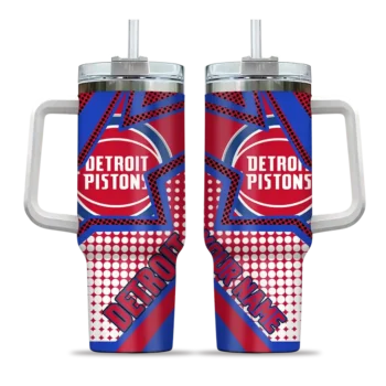 customized detroit pistons arrow burst red curved tumbler best selling 1.webp