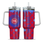 customized detroit pistons bullseye drips red curved tumbler best selling 1.webp