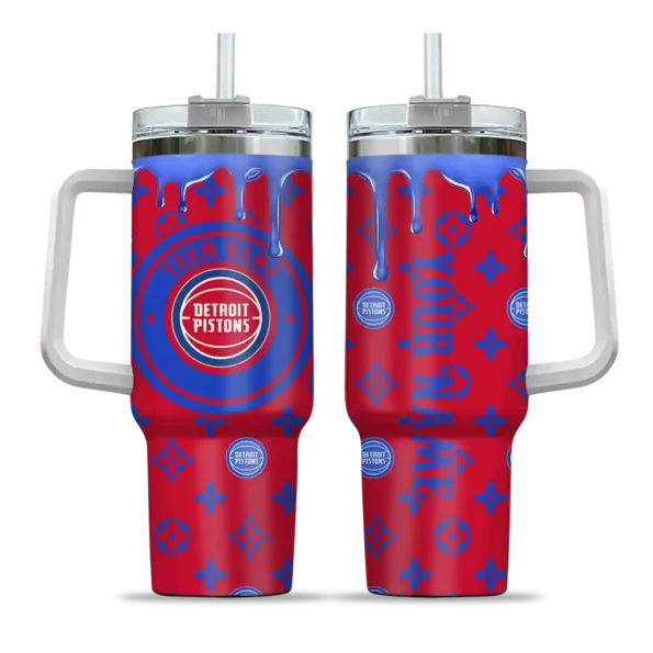 customized detroit pistons bullseye drips red curved tumbler best selling 1.webp