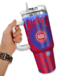 customized detroit pistons bullseye drips red curved tumbler best selling 1.webp
