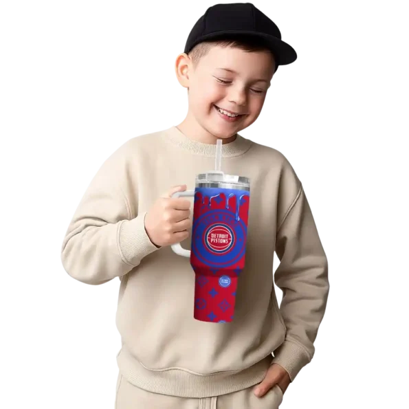 customized detroit pistons bullseye drips red curved tumbler latest model 1.webp