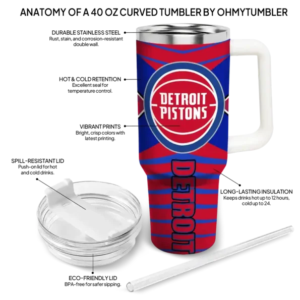 customized detroit pistons chevron layers red curved tumbler new arrival 1.webp