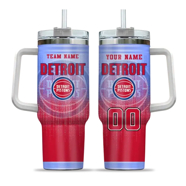 customized detroit pistons gradient dots red curved tumbler best selling 1.webp