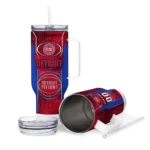 customized detroit pistons hexagon armor red curved tumbler best selling 1.webp