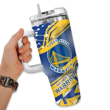 customized golden state warriors abstract paths blue curved tumbler fashion forward 1.webp