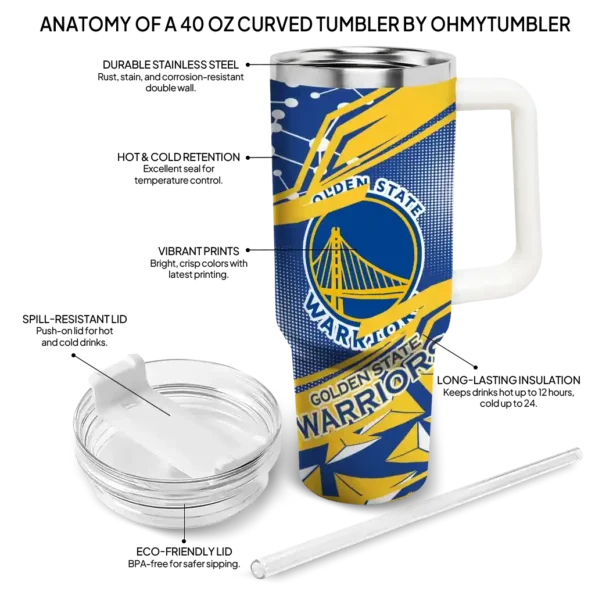 customized golden state warriors abstract paths blue curved tumbler new arrival 1.webp