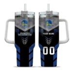 customized golden state warriors arrow armor blue black curved tumbler best selling 1.webp