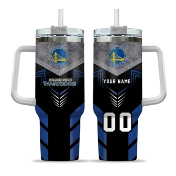 customized golden state warriors arrow armor blue black curved tumbler best selling 1.webp