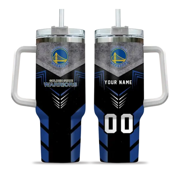 customized golden state warriors arrow armor blue black curved tumbler best selling 1.webp