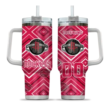 customized houston rockets bold diamonds red curved tumbler best selling 1.webp
