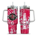 customized houston rockets burst swirl red curved tumbler best selling 1.webp