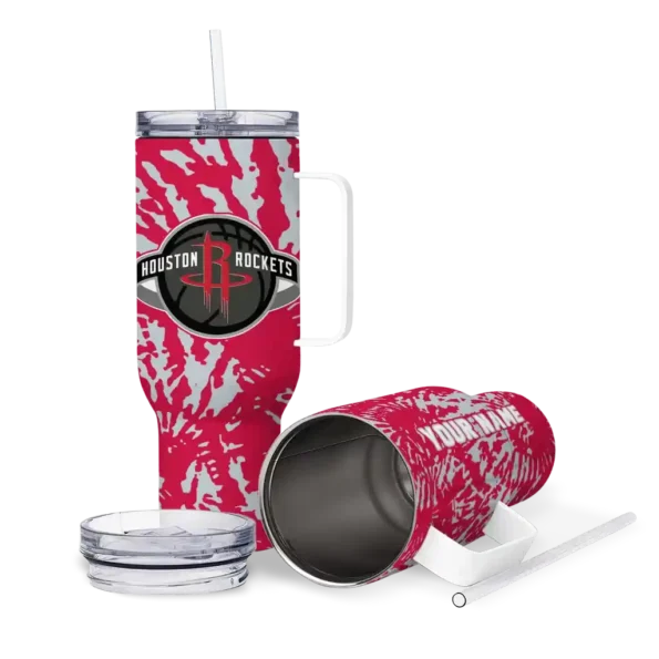 customized houston rockets burst swirl red curved tumbler high quality 1.webp