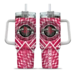 customized houston rockets chevron angle red curved tumbler best selling 1.webp