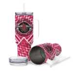 customized houston rockets chevron angle red curved tumbler best selling 1.webp