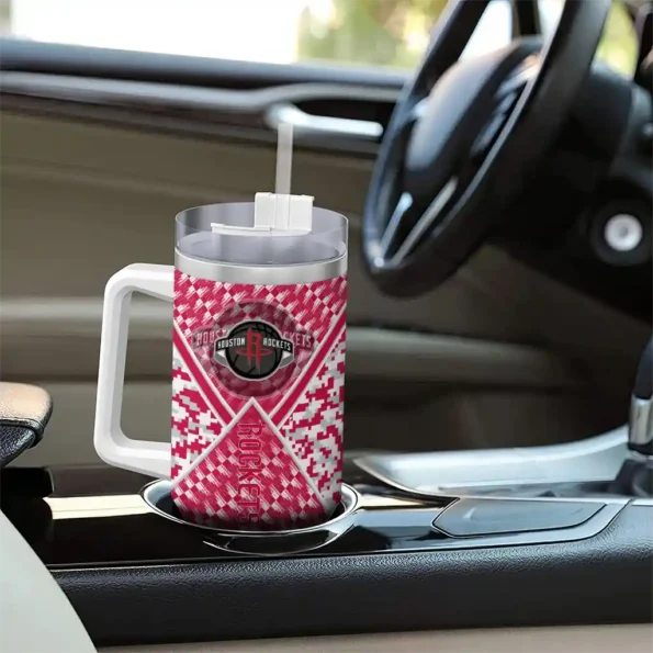 customized houston rockets chevron angle red curved tumbler trendy 1.webp