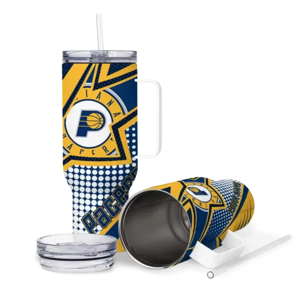 customized indiana pacers arrow burst blue curved tumbler high quality 1.webp