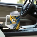 customized indiana pacers arrow burst blue curved tumbler best selling 1.webp