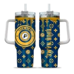 customized indiana pacers bullseye drips blue curved tumbler best selling 1.webp