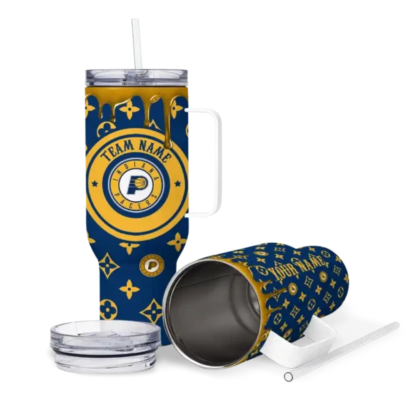 customized indiana pacers bullseye drips blue curved tumbler high quality 1.webp