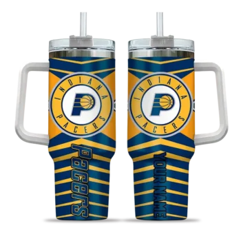 customized indiana pacers chevron layers blue curved tumbler best selling 1.webp