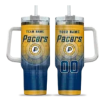 customized indiana pacers gradient dots blue curved tumbler best selling 1.webp
