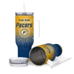 customized indiana pacers gradient dots blue curved tumbler best selling 1.webp