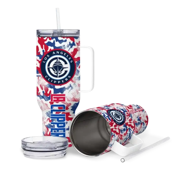 customized los angeles clippers camo mashup red white curved tumbler high quality 1.webp