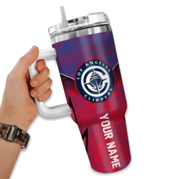customized los angeles clippers chevron stripe red curved tumbler fashion forward 1.webp